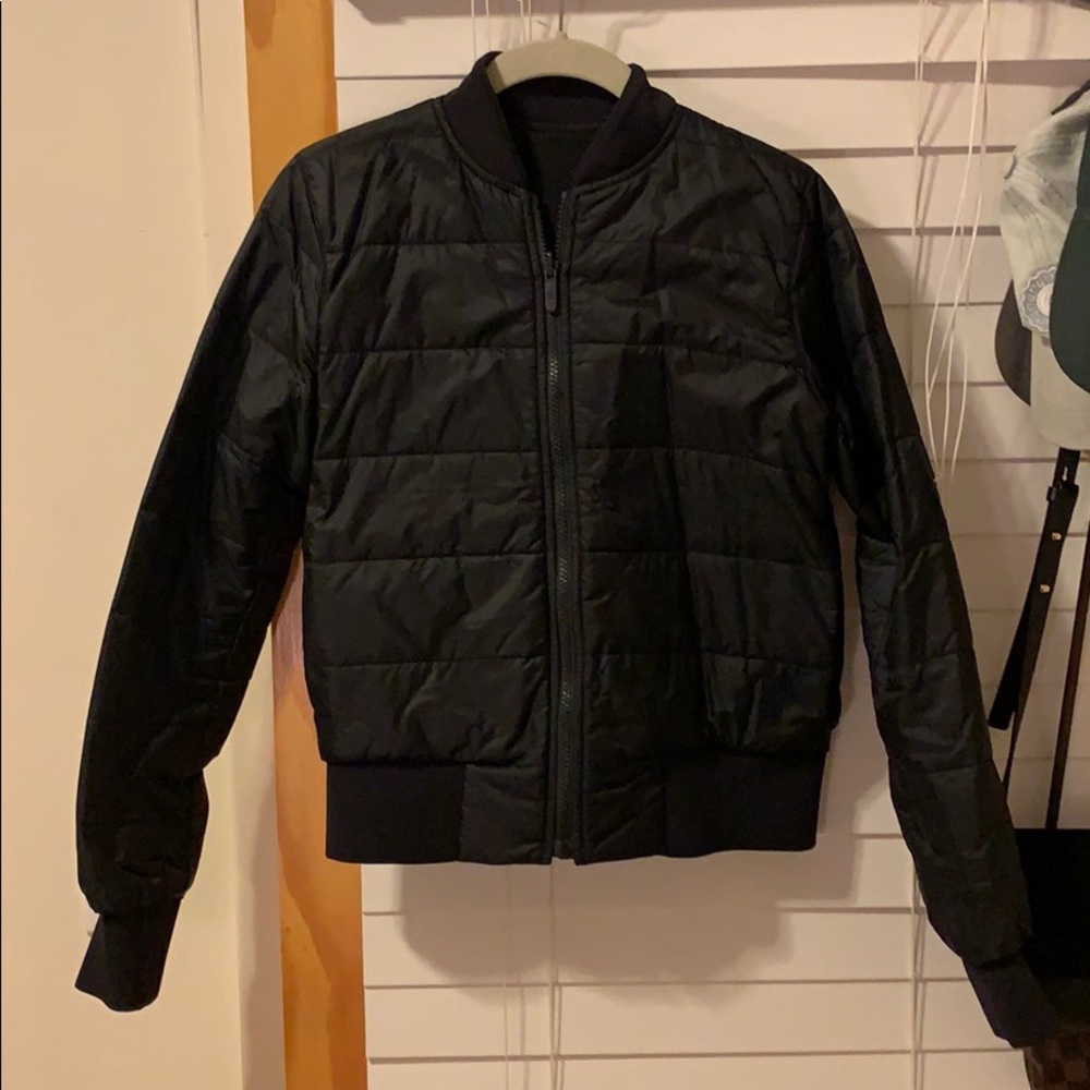 Lululemon lightweight reversible bomber jacket